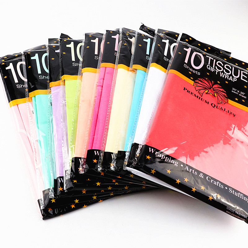 Pattern Tissue Paper - 10 Folhas/pacote Papel de Seda para