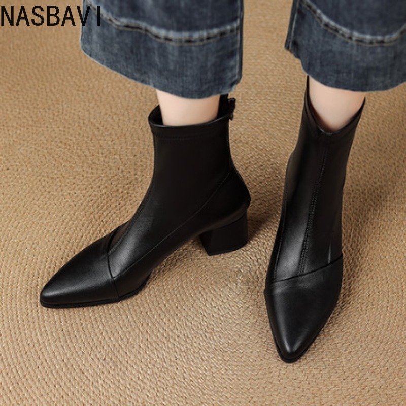 Sewing Fleece - Nova primavera sexy chelsea botas apontou
