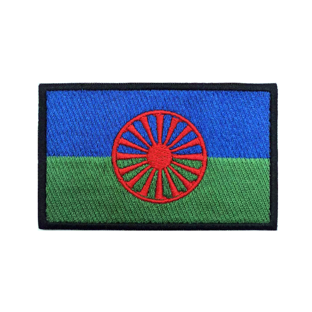 Velcro Sew On - Rom bandeira cigana dos romani remendos
