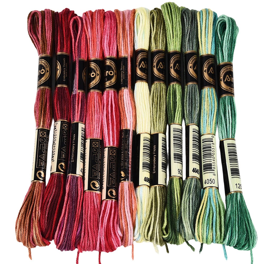 Embroidery Floss Thread - 105 Jardas de Linha de Bordado