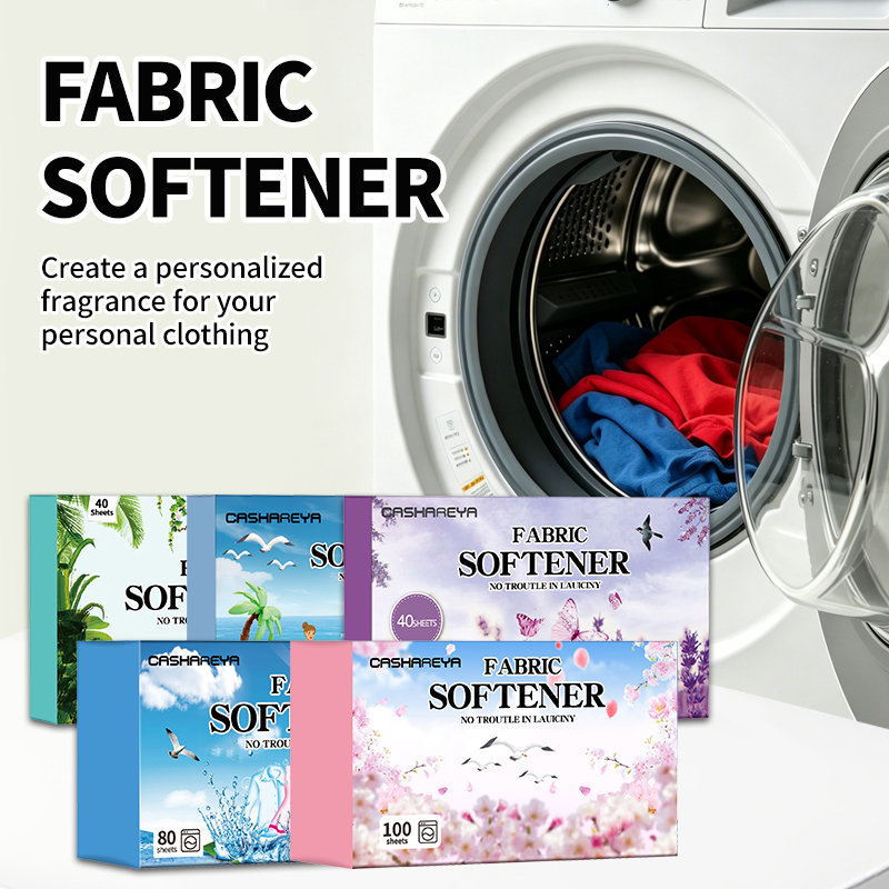 Fabric Softener Sheet - Lenços para Secadora CASHAREYA 40un. Amaciante