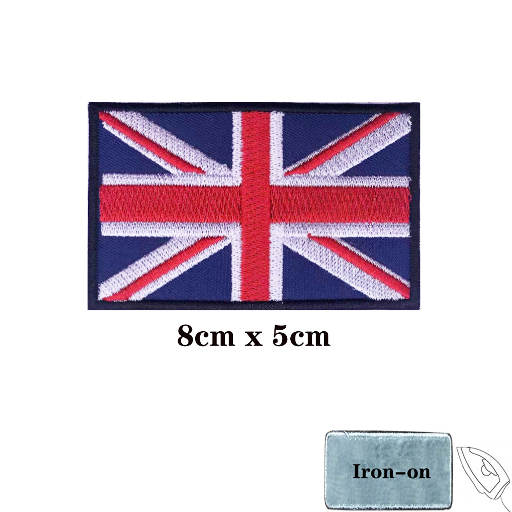 Bandeira britânica remendos do - Velcro Sew On avaliação e preço