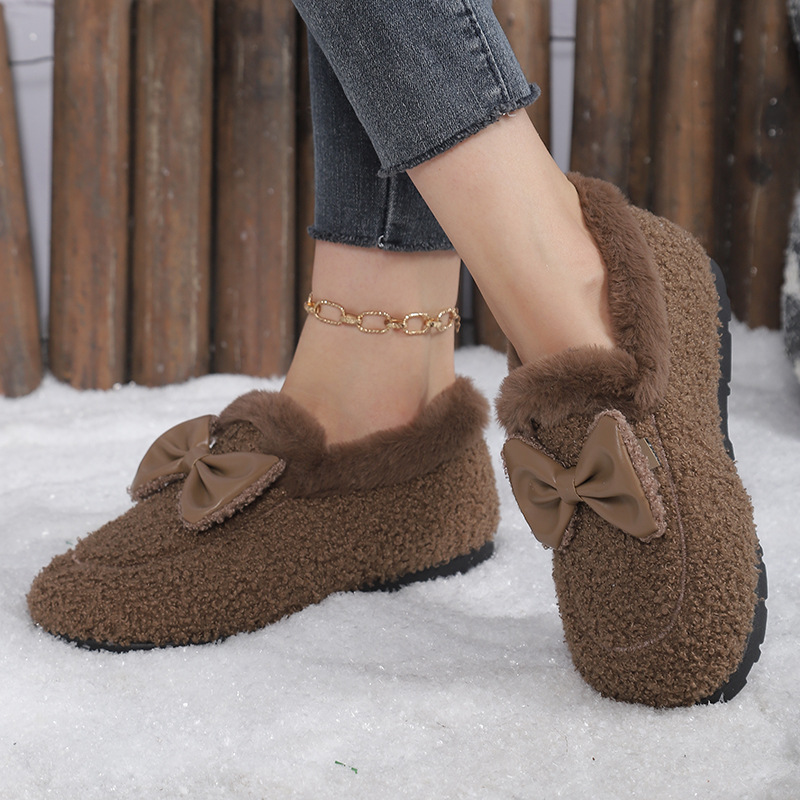 Sapatos Femininos de Inverno Q - Sewing Fleece avaliação e preço