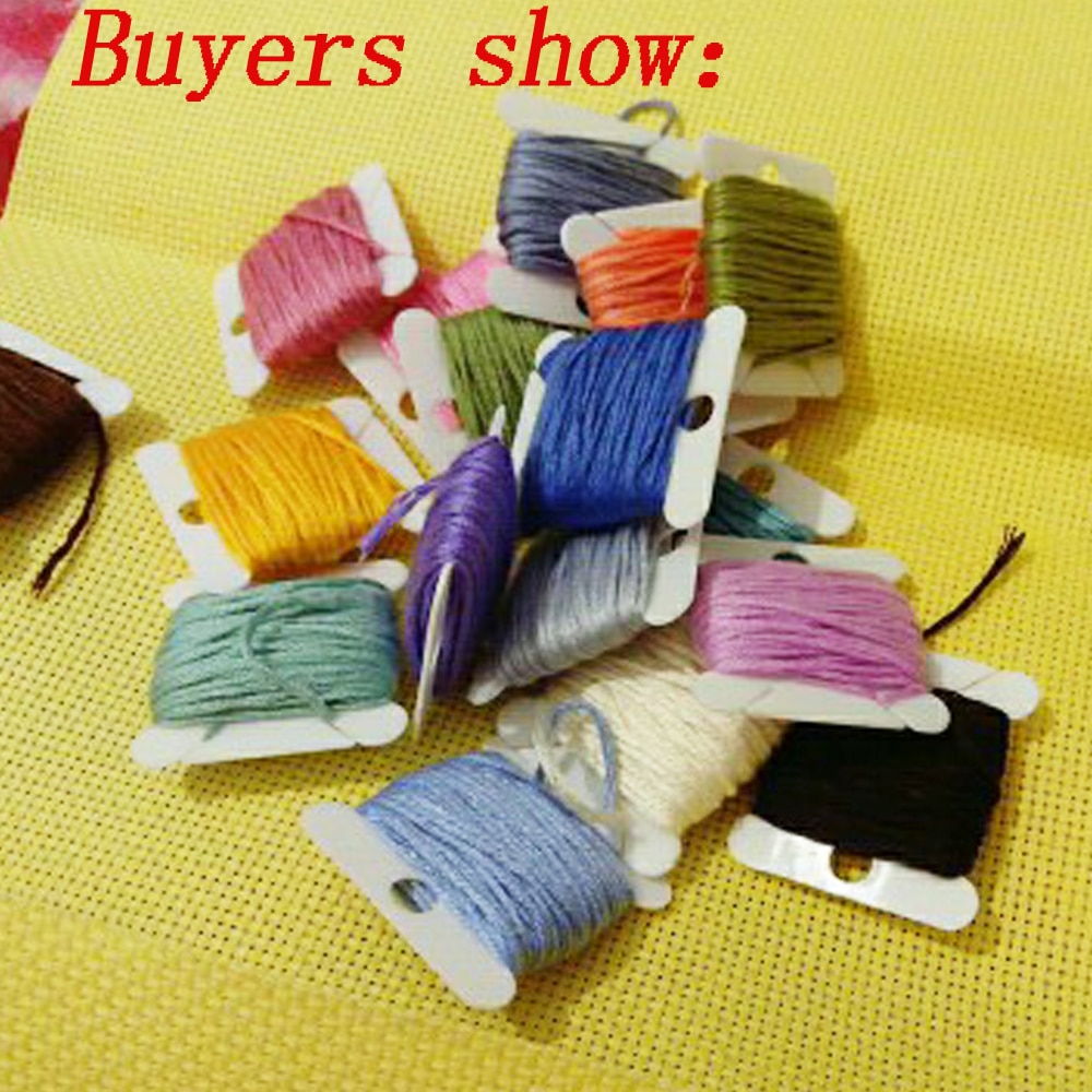 30 peças bobinas de fio de plá - Embroidery Floss Thread avaliação e preço