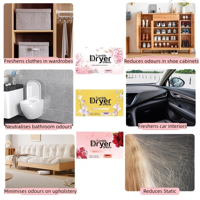 Folhas Perfumadas para Secador - Fabric Softener Sheet avaliação e preço