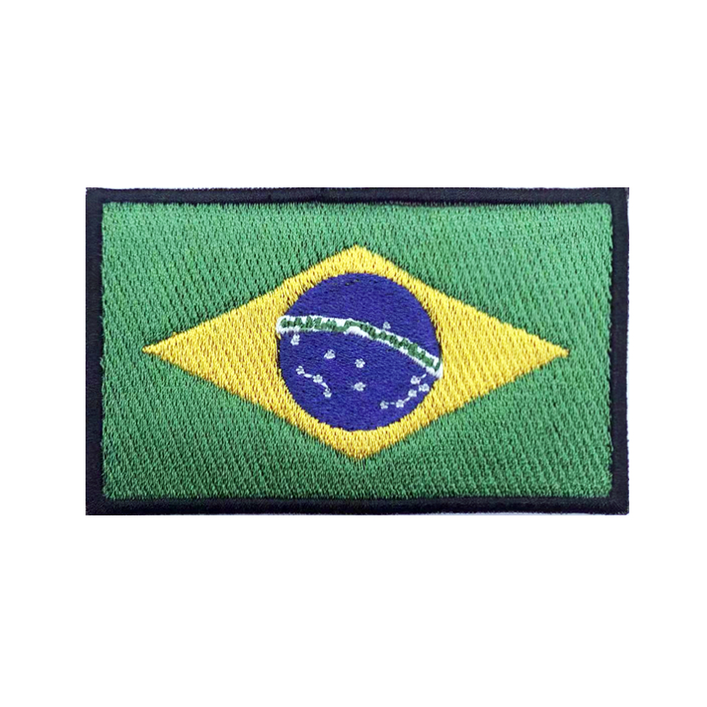 Bandeira brasileira brasil rem - Velcro Sew On avaliação e preço
