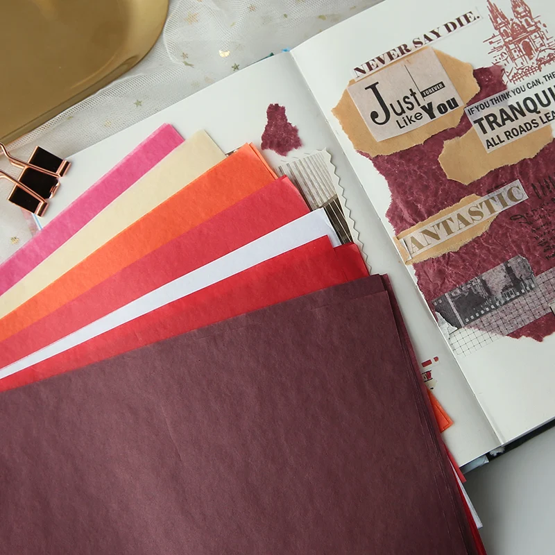 210*140mm a5 100 folhas/saco d - Pattern Tissue Paper avaliação e preço