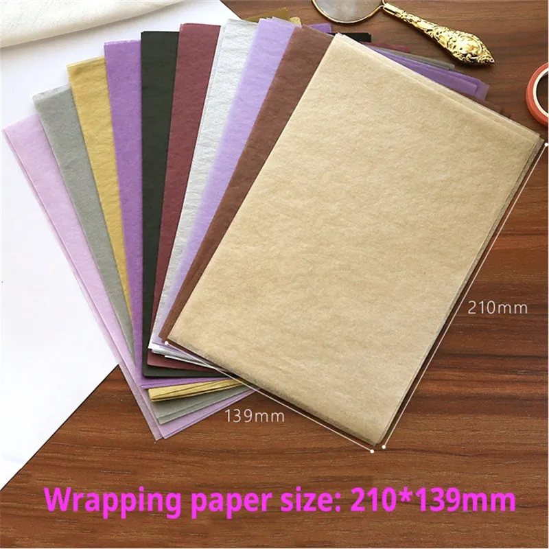210*140mm a5 100 folhas/saco d - Pattern Tissue Paper avaliação e preço