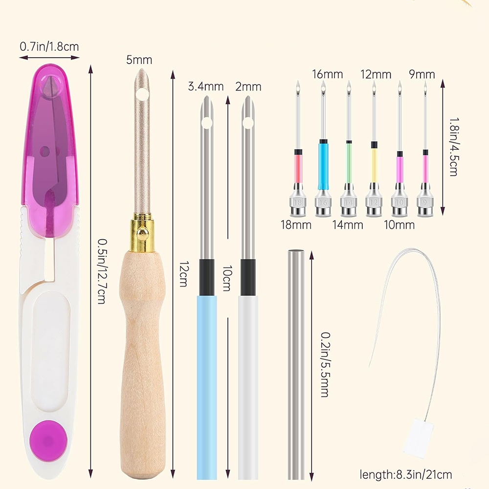 Kit de bordado ajustável Punch - Embroidery Floss Thread avaliação e preço