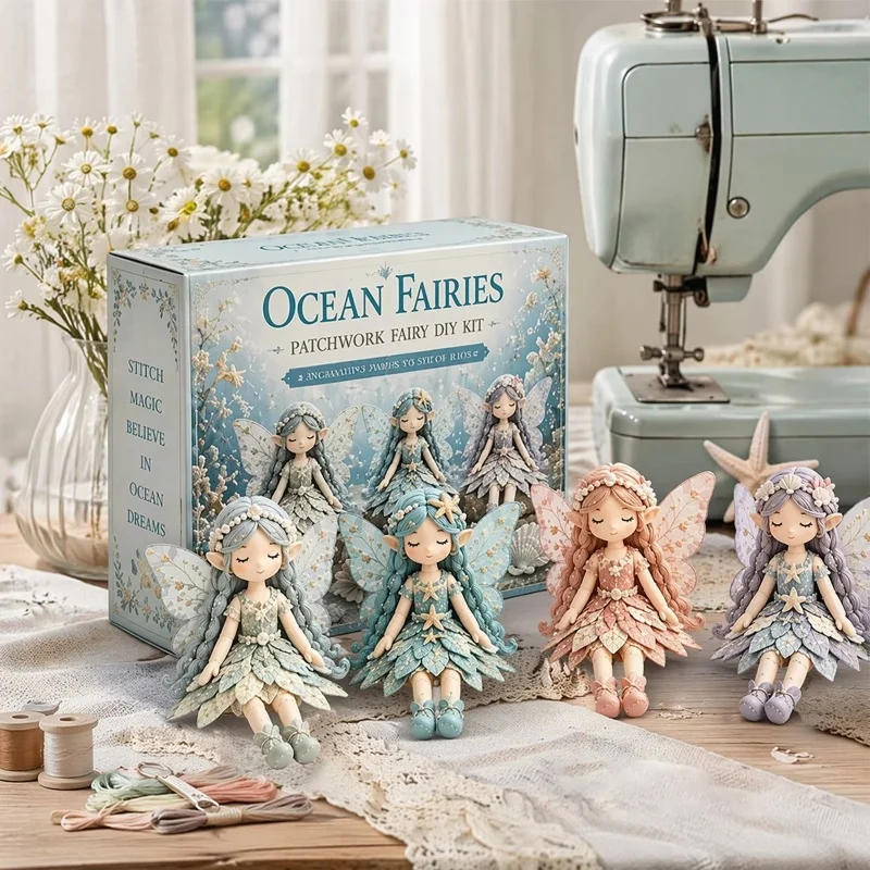 Kit de Costura Patchwork Fada  - Textile Sewing Kit avaliação e preço
