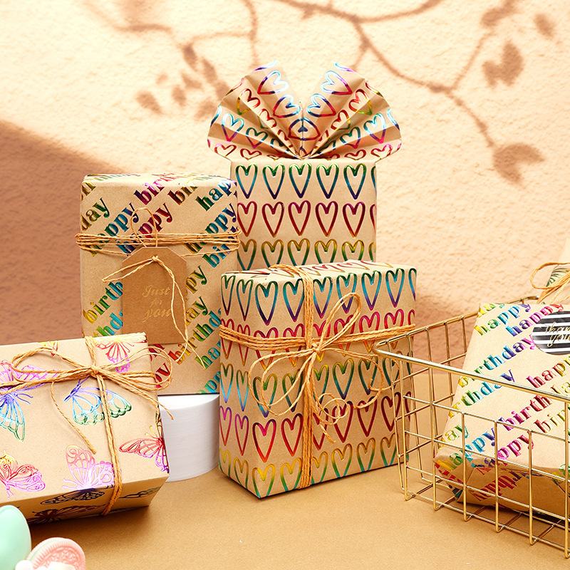 43x300cm feliz aniversário dia - Pattern Tissue Paper avaliação e preço