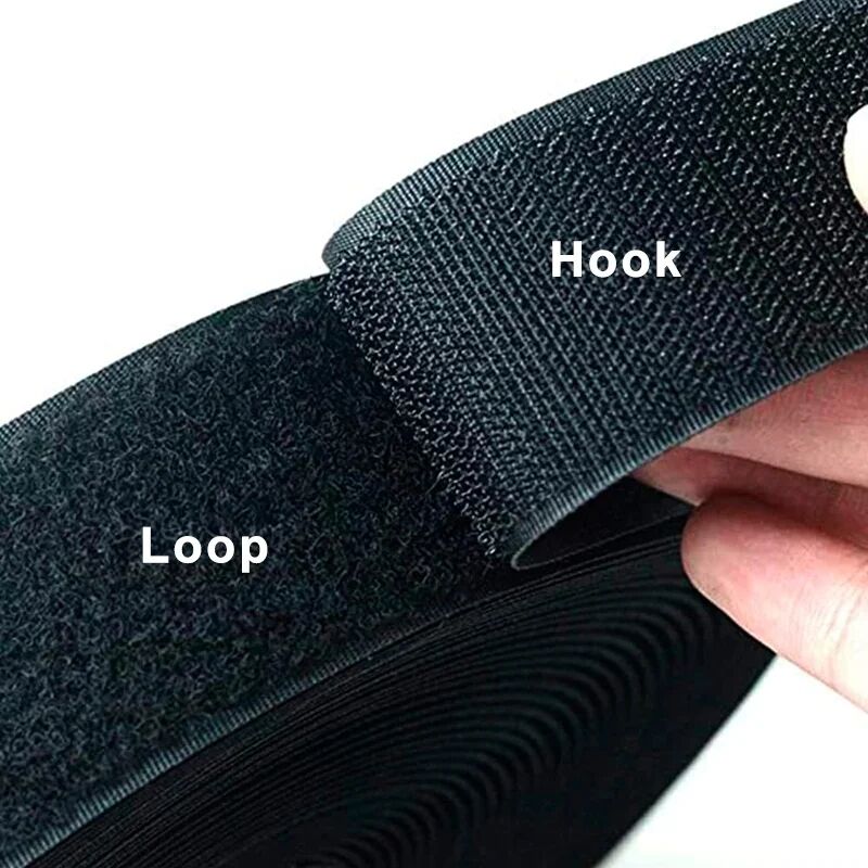 20-50mm preto branco gancho e  - Velcro Sew On avaliação e preço