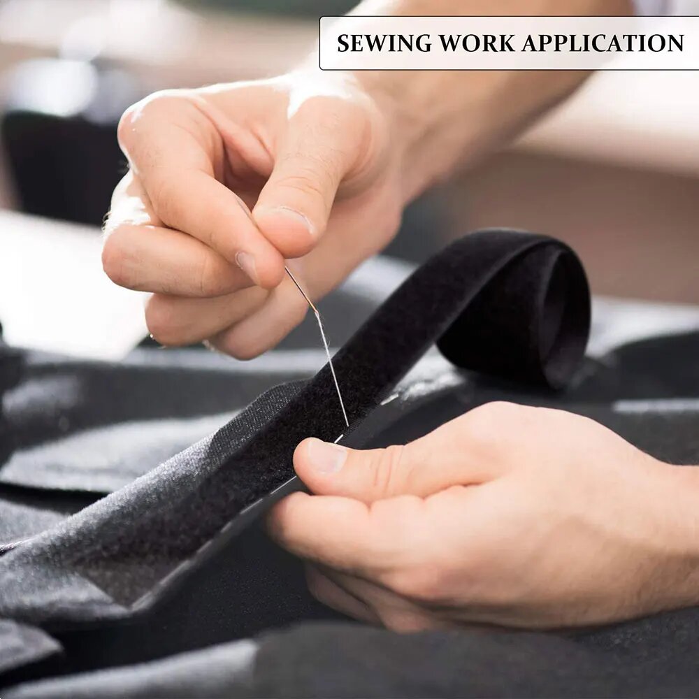 20-50mm preto branco gancho e  - Velcro Sew On avaliação e preço