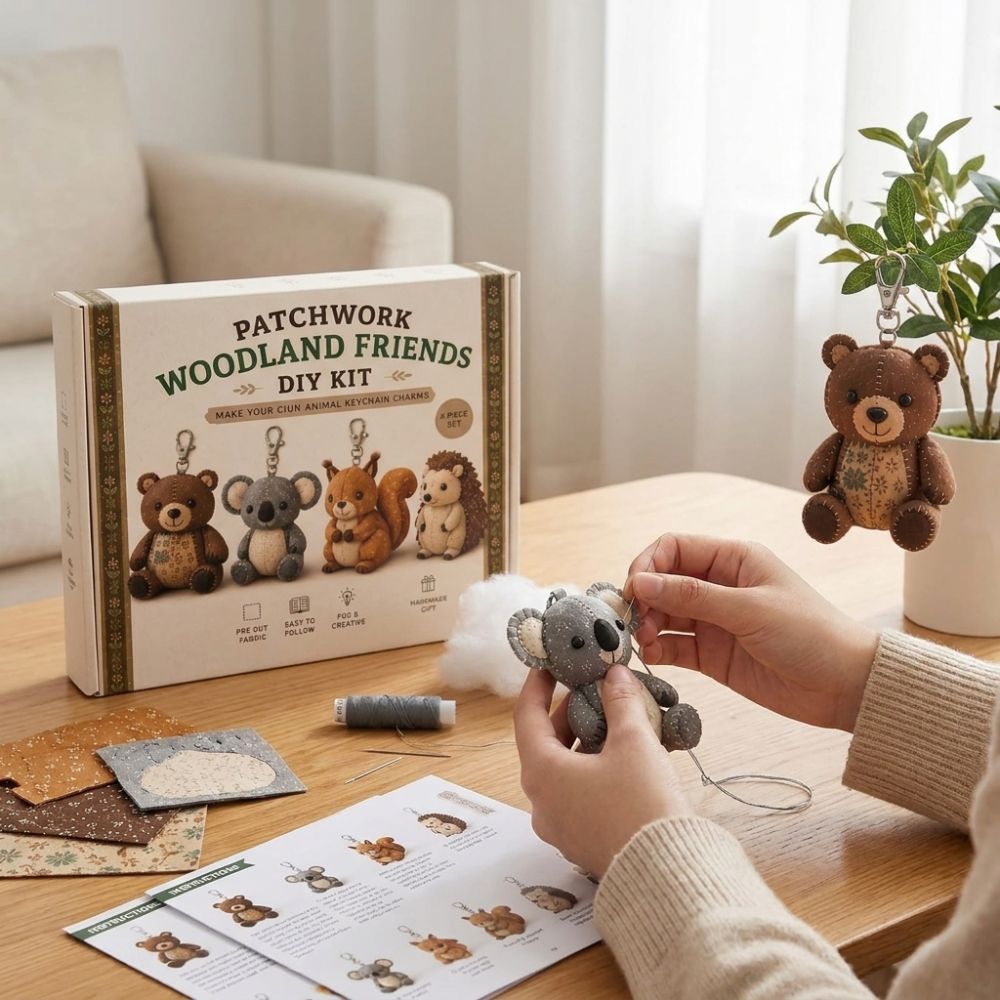 Kit de Costura DIY com Feltro  - Textile Sewing Kit avaliação e preço