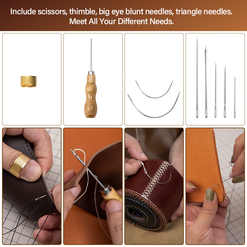 Wuta kit de reparo de couro sa - Textile Sewing Kit avaliação e preço